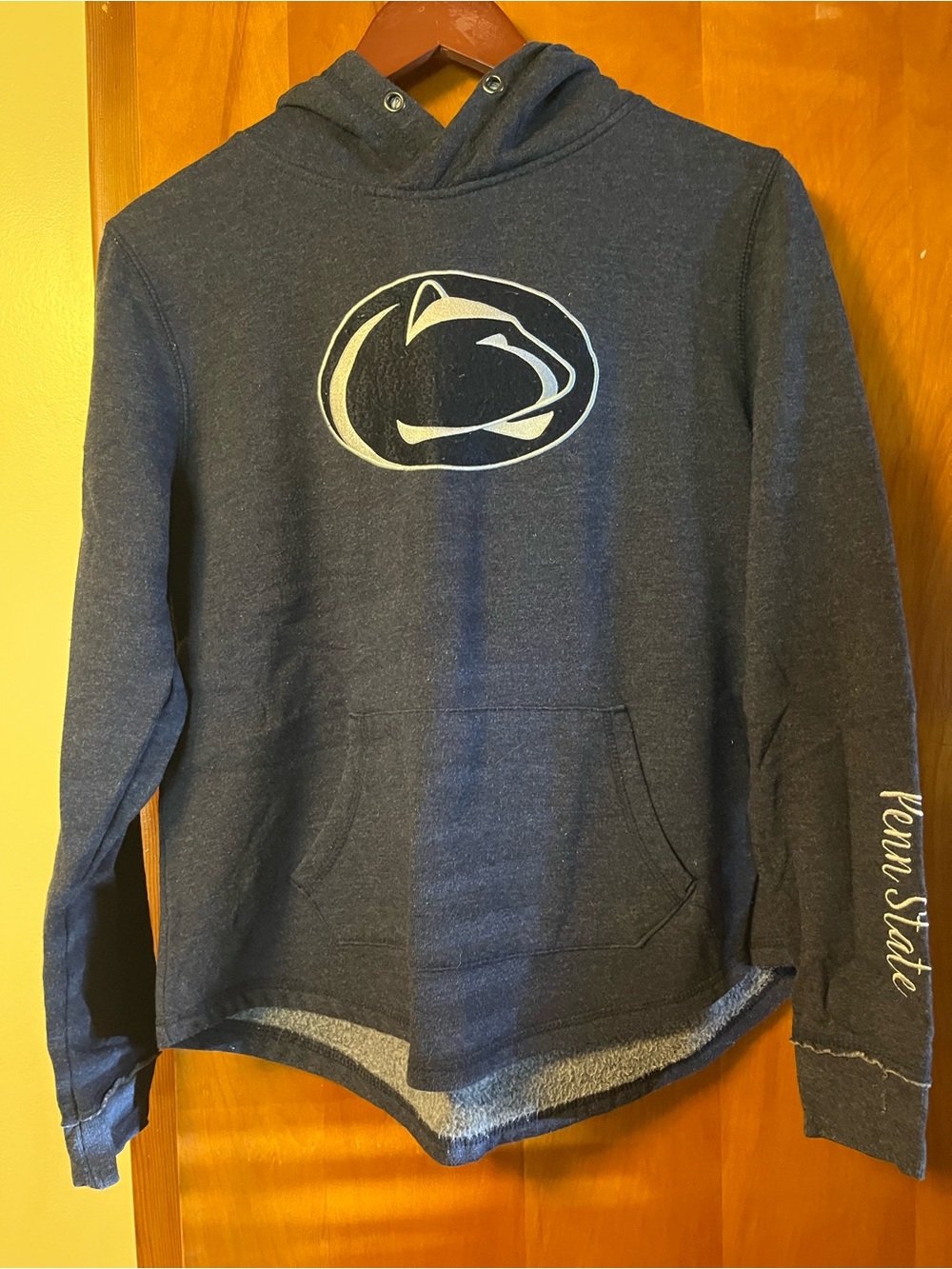 Colosseum Navy Blue Crewneck Hoodie with White Logo